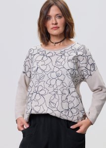 Bluzka Marrowline Beżowa 