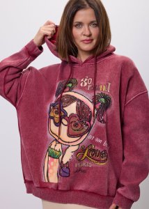 Bluza Artemis Muse Bordowa