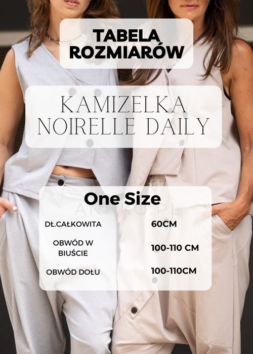 Tabela Rozmiarów One Size Komplet Noirelle Daily
