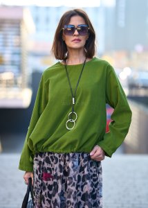 Bluzka Sztruksowa Tonny Zielona 