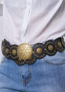 Pasek Ocko Coin Czarny