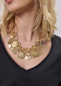 Naszyjnik Luxia w Kolorze Złotym