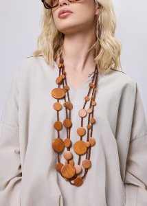 Naszyjnik Ayra Brązowy