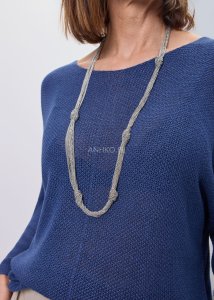 Naszyjnik Fold w Kolorze Srebrnym