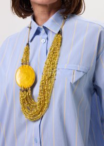 Naszyjnik Solar Eye Żółty