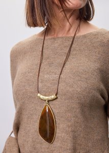 Naszyjnik Castello Brązowy