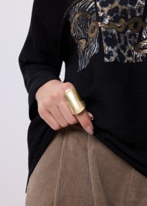 Pierścionek Masters w Kolorze Złotym