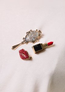 Zestaw Broszek Glam Icons Set