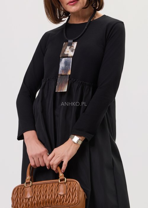 Naszyjnik Mosaic Czarno-Brązowy