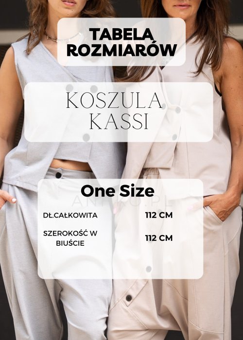 Tabela Rozmiarów dla Koszula Kassi White