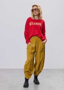 Spodnie Sztruksowe Dawn Musztardowe