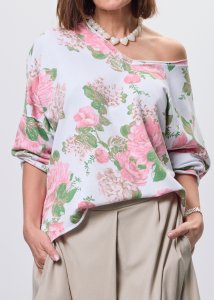Bluza Isadora Flower Biała 