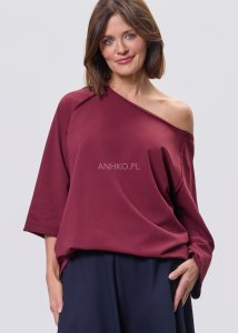 Bluza Elara Move Bordowa 