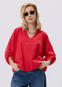 Bluzka The Calm Czerwona 