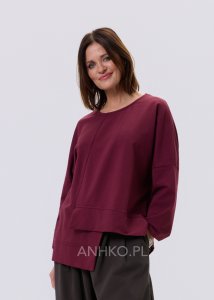 Bluza Ama Bordowa