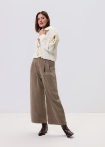 Spodnie Sztruksowe Soft Line Beżowe