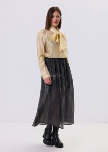 Spódnica Graphene Grafitowa z Paskiem 