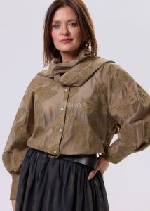 Koszula Embroide Oliwkowa