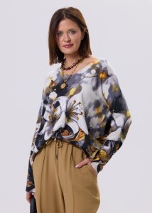 Sweter Amélie Ash Bloom Popielaty