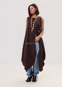 Sukienka Gigioo Czekoladowa 