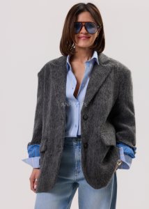 Marynarka-Kurtka Norelia Grafitowa 