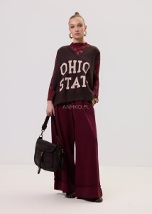 Spodnie Palaz Bordowe