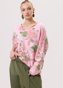 Bluza Isadora Flower Różowa 