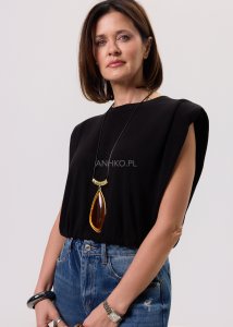 Bluzka/Top Shoul Czarna  