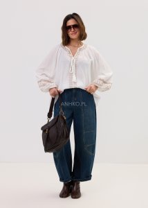 Jeansy Kavren z Paskiem Denim 