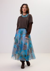 Spódnica Lunareth Chain Drain Błękitna 