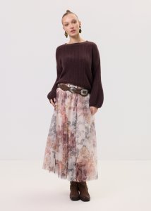 Spódnica Lunareth Bloom Beżowa 