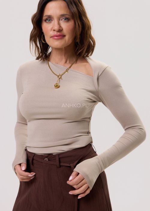 Bluzka Maris Quiet Beżowa 