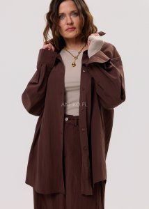Koszula Poulina Brązowa 