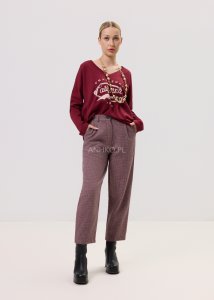 Bluzka California Relax Bordowa