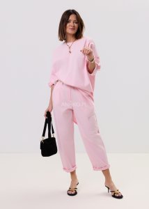 Spodnie Starola Rose Jasnoróżowe 