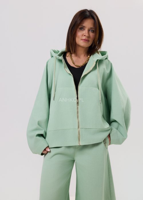 Kurtka Averin Denimo Miętowa