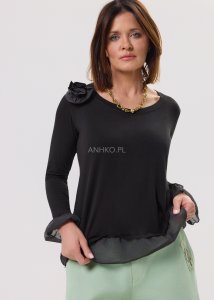 Bluzka Roselin Czarna 