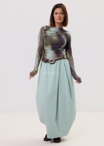 Bluzka Monnes Fioletowo-Zielona 