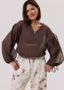 Bluzka Orvaya Brązowa