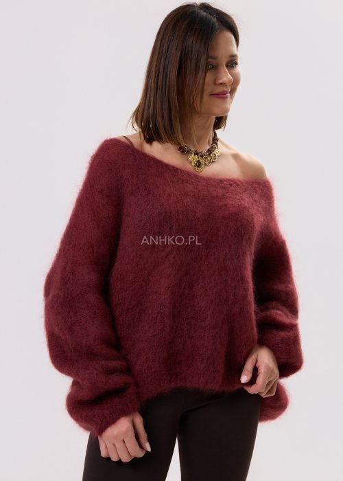 Sweter Berry Cloud Bordowy 