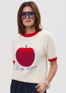 Sweter Lucky Apple Kremowy 