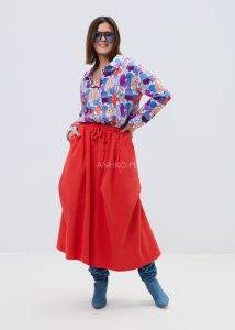 Spódnica Jeansowa Valetta Koralowa 