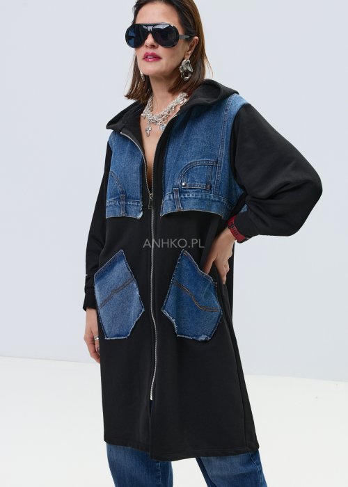 Bluza Denim Fusion Czarna 
