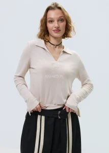 Bluzka Pollarola Beżowa 