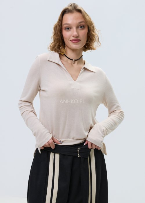 Bluzka Pollarola Beżowa 