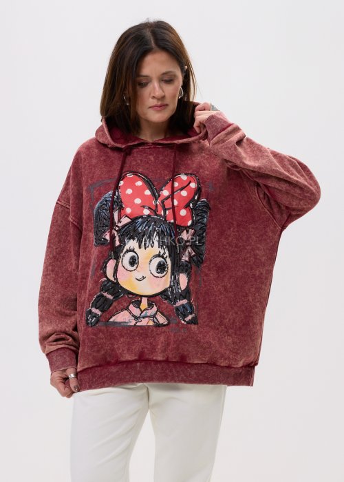 Bluza Cherry Doll Bordowa