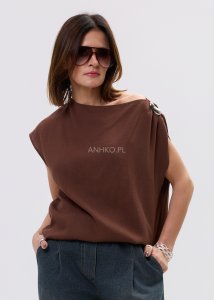 Bluzka Marion Czekoladowa 