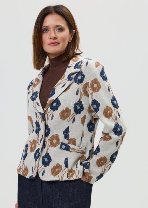 Marynarka Nereus Beżowo-Niebieska