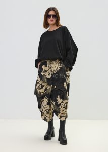 Spódnico-Spodnie Noir Botanica Czarno-Beżowa