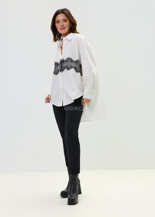 Czarne spodnie jogger damskie z elastycznym pasem i troczkami